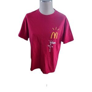 Travis Scott McDonald's crew tee